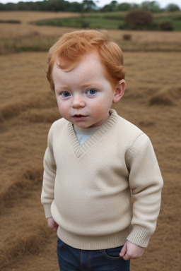 Zambian infant boy with  ginger hair