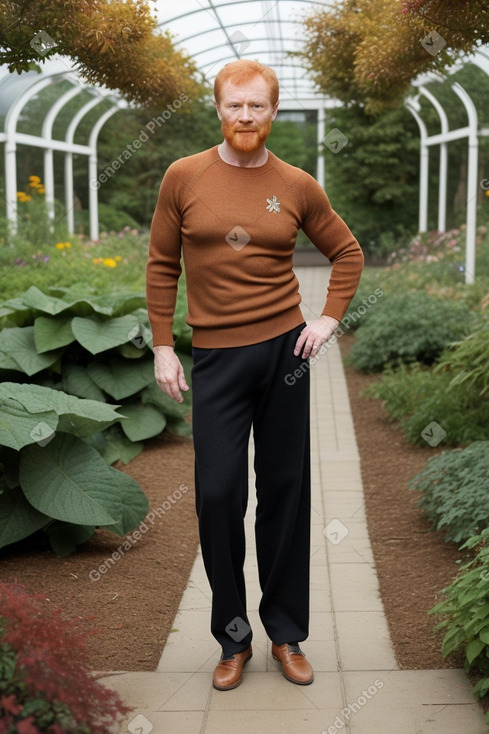 Ukrainian middle-aged male with  ginger hair