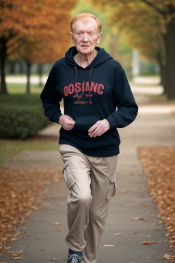 Belarusian elderly male with  ginger hair