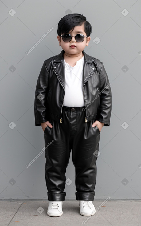 Thai infant boy with  black hair