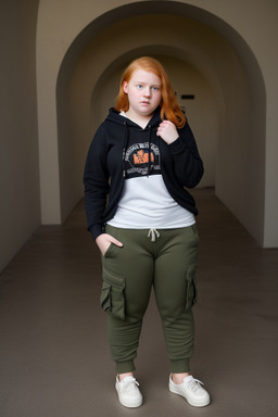 Dutch teenager girl with  ginger hair