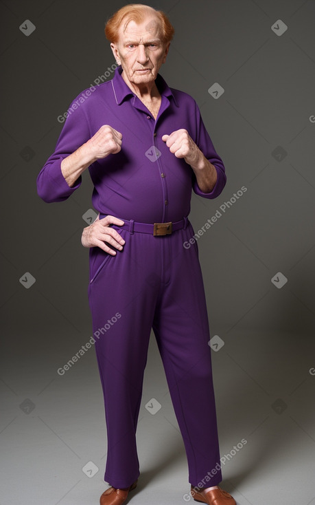 Italian elderly male with  ginger hair