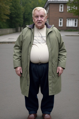 Lithuanian elderly male with  blonde hair