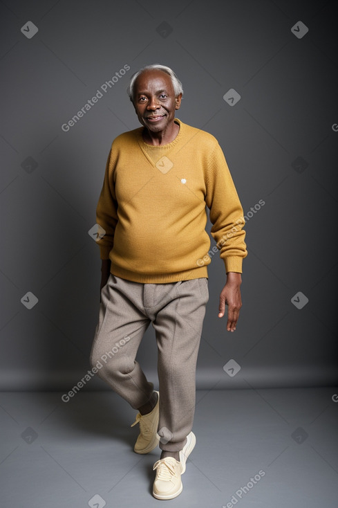 Elderly male with  gray hair