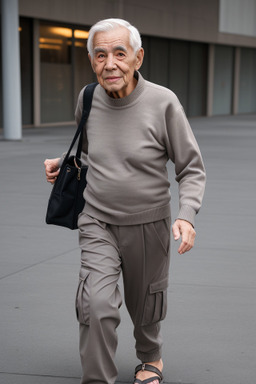 Elderly male with  gray hair