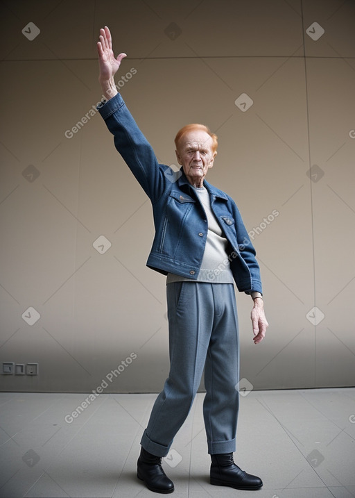 Belarusian elderly male with  ginger hair