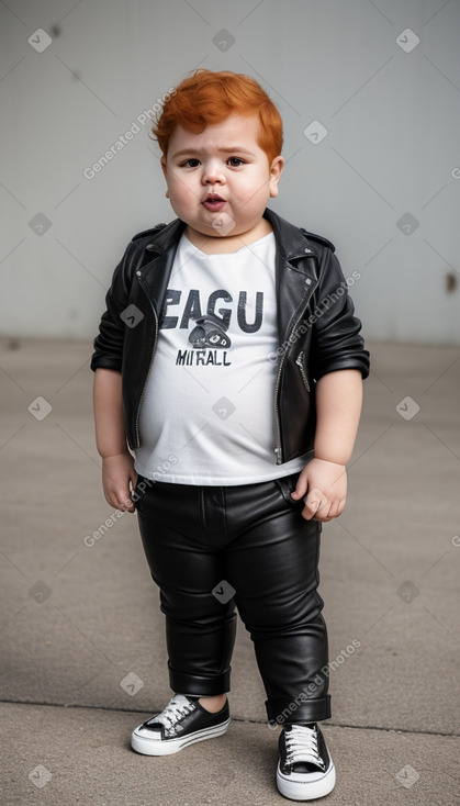 Brazilian infant boy with  ginger hair