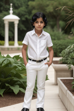 Tunisian child boy with  black hair