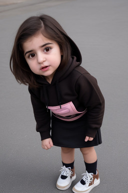 Armenian infant girl with  brown hair