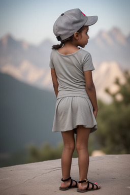 Libyan infant girl with  gray hair