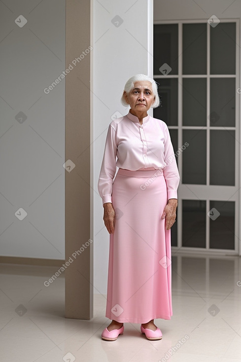 Bahraini elderly female with  white hair