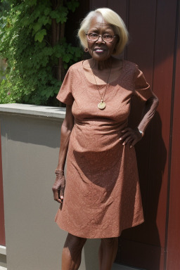 Elderly female with  blonde hair