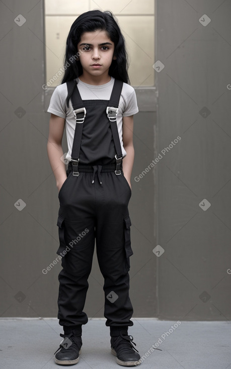 Iranian child boy with  black hair