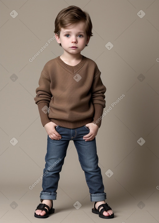 Austrian infant boy with  brown hair