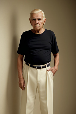 Mexican elderly male with  blonde hair