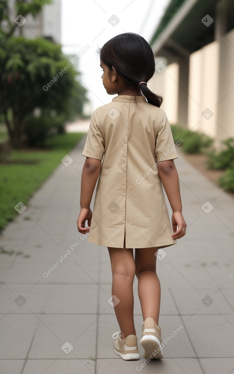 Bangladeshi infant girl with  brown hair