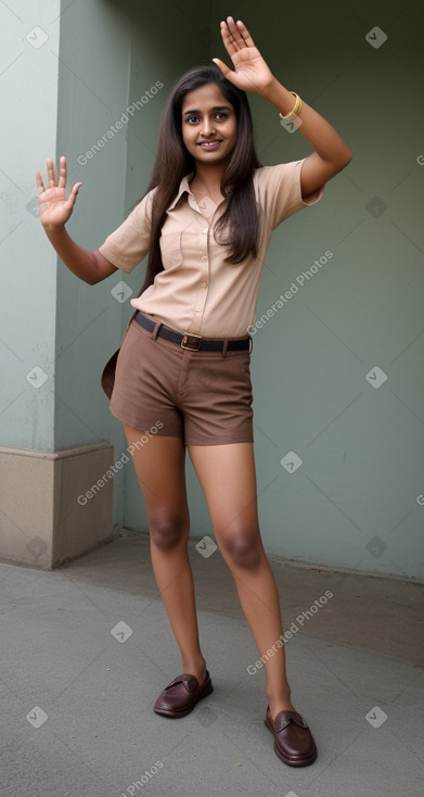 Sri lankan adult female with  brown hair