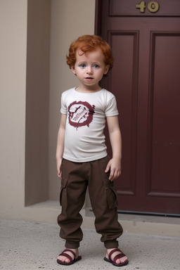 Libyan infant boy with  ginger hair