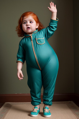 Pakistani infant girl with  ginger hair