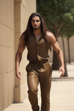 Jordanian adult male with  brown hair