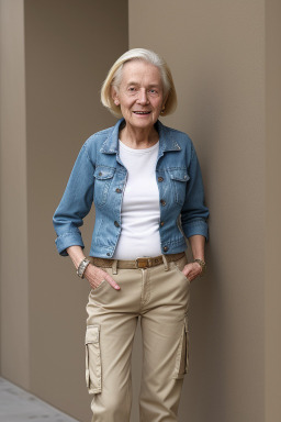 Elderly female with  blonde hair