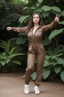 Paraguayan adult female with  brown hair