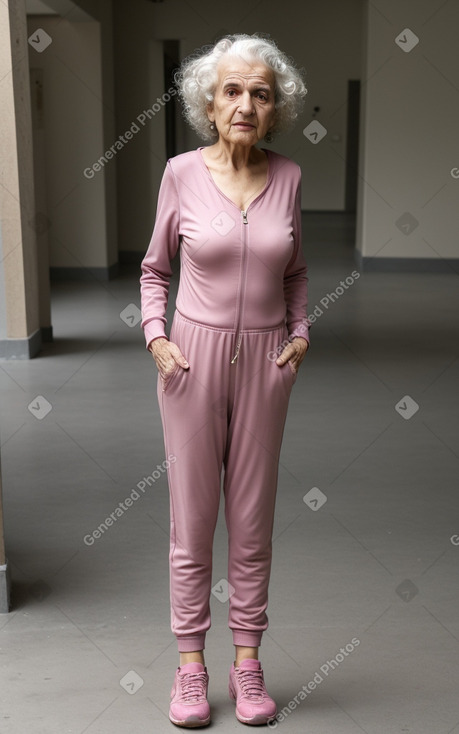 Syrian elderly female with  gray hair