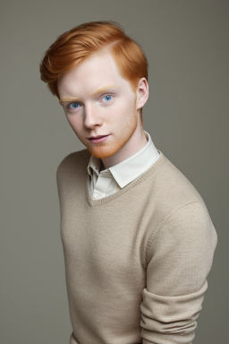 Canadian young adult male with  ginger hair