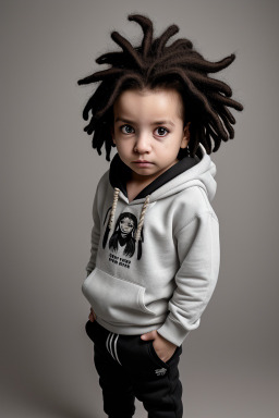 Romanian infant boy with  black hair