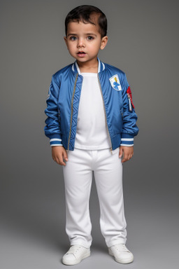 Venezuelan infant boy with  white hair