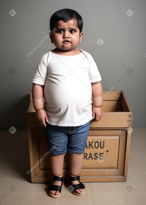 Bangladeshi infant boy with  white hair