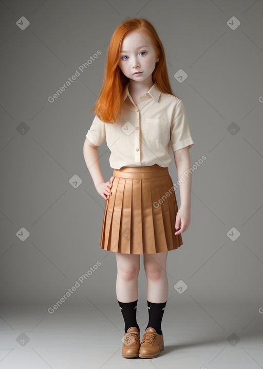 Child female with  ginger hair