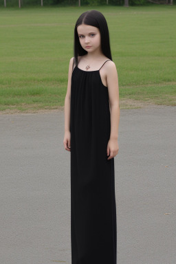 Latvian child female with  black hair