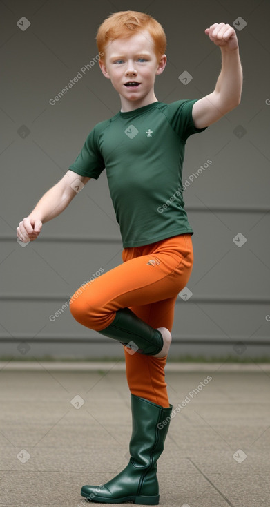 Dutch child boy with  ginger hair