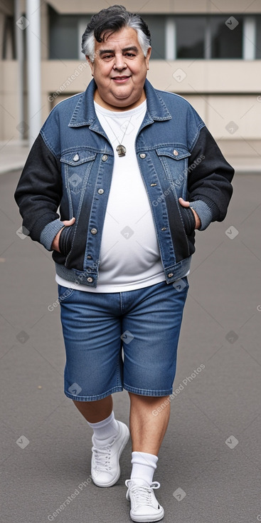 Portuguese elderly male with  black hair