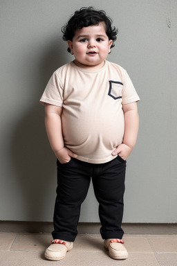 Israeli infant boy with  black hair