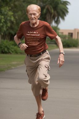 Elderly male with  ginger hair