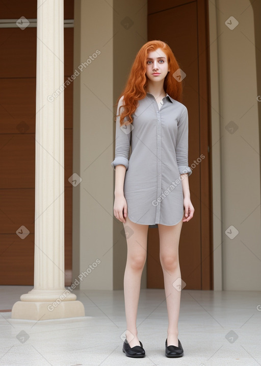 Saudi arabian young adult female with  ginger hair