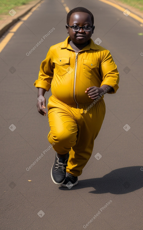 Ugandan child boy with  ginger hair