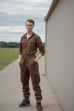 Danish adult non-binary with  brown hair