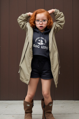 Guatemalan infant girl with  ginger hair