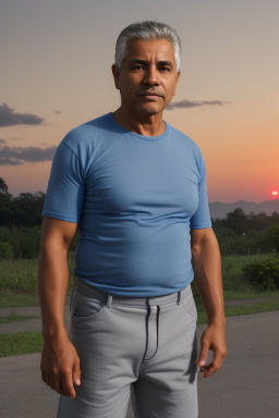 Honduran middle-aged male with  gray hair