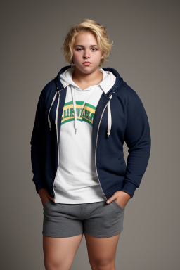 South african teenager male with  blonde hair