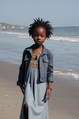 African child female with  gray hair