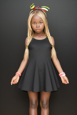 Zimbabwean child girl with  blonde hair