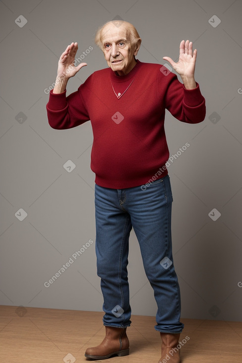 Lebanese elderly male with  ginger hair