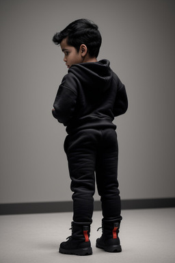 Hispanic infant boy with  black hair