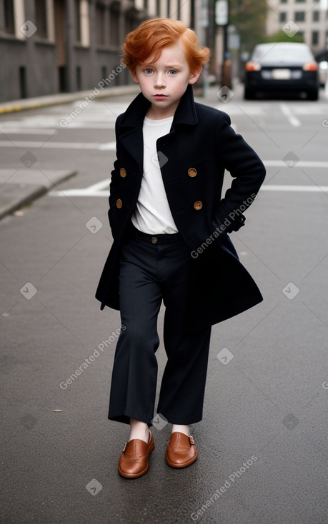 Ecuadorian child boy with  ginger hair