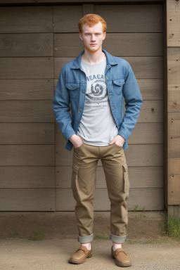 Slovak young adult male with  ginger hair