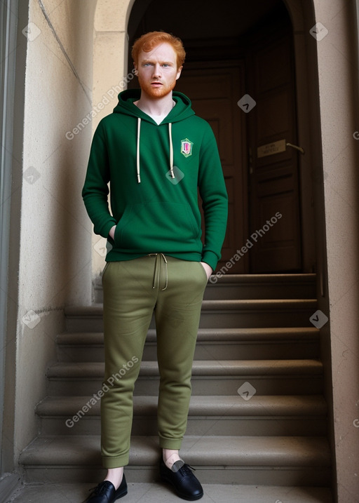 Italian adult male with  ginger hair